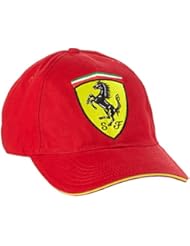 Ferrari Scudetto Shield CAP and CAP, Red, Raikkonen F1 Team, Vettel Formula 1