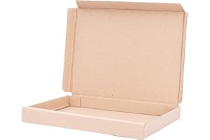 100 boîtes carton extra-plates 16,5 x 12,5 x 2 cm brun - GB 0 - verpacking