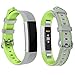 Produktbild Silikon Gurt, Doppeltes Farben Weiches Silikon Ersatz Handgelenk Band Bügel, Intelligentes Armband Justierbar, für Fitbit Alta/Fitbit Alta HR/Fitbit Ace