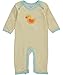 Rene Rofe Unisex Baby "Embroidered Duck" Coverall - yellow, 0 - 3 months