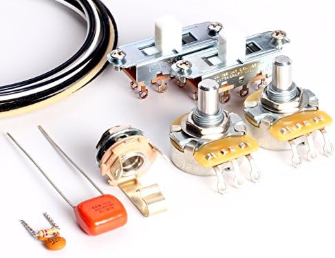 ToneShaper Guitar Wiring Kit, For Fender Mustang (White Switches)