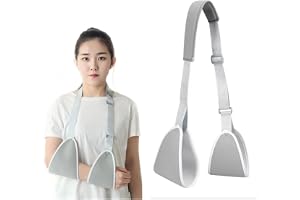 1pcs Forearm Sling Shoulder Orthopedic Fracture Support Shoulder Dislocation Arthritis Arm Sling Bandage Arm Protector for Adult Kid (L)