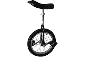 Icare MO18N Monocycle Adulte Unisexe, Noir, 18 Pouces