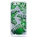Produktbild Huawei P10 Plus Hülle, Hozor Niedlich Persönlichkeit Mode Serie Ultra Dünn TPU Bumper Case Kratzfest Backcover Schutzhülle Transparent Schale Flexible Weiche Silikonhülle Crystal Klar Handyhülle - Grüne Blätter