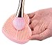 New Make Up Brushes Cleaner Heart-Shape Cleaning Makeup Washing Brush silicone Clean Scrubber Board Cosmetic Foundation Brush Cleaner Tools Blue