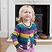 Kite Baby Girls Stripy A-Line Long Sleeve Cardigan, Multicoloured, 0-3 Months
