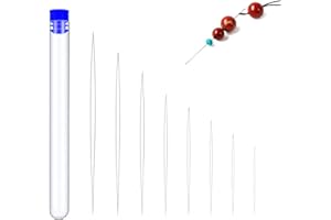 Eupneicu Perlennadel, Große Auge Perlen Nadel, Edelstahl Nähnadeln, Für Handwerk Und Schmuckherstellung [8 Stück]