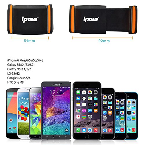 [2017 neue Version] IpowÂ® Mini Auto Handyhalterung fÃ¼r CD-Schlitz kfz Handy Halterung mit 360Â° drehbar Kugelgelenk fÃ¼r iPhone 7 / 7 Plus / 6s / 6 / 5s / 4 Samsung Galaxy S7/S6/S5/S4 Note 5 4 3, Nexus, Motorola, HTC und weitere Smartphones