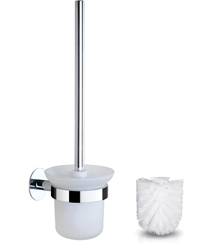 Brosse WC Silicone Plate Ibergrif - Support Mural Anti-Odeur