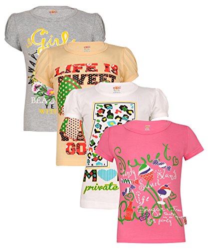 Sinimini casual short sleeve printed girls top RS.899 (68.00% Off) - Amazon