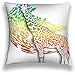 Produktbild sodnz Couchkissen Giraffe Abstract Background Image Zusätzliches Format Coreldraw-Einstellungen Tools Management Kissenbezug Dekorative Dekokissen Abdeckung Startseite Sofa Kissenbezug 45X45Cm