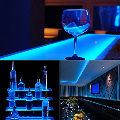 LE 5m 150 5050 Leds Flexibler LED Streifen, RGB, Farbwechsel, DIY-Beleuchtung led strip Inklusive Netzteil und 44 Tasten IR-Fernbedienung, LED Lichtband, Deko, Weihnachten, Party, Ambientbeleuchtung - 7