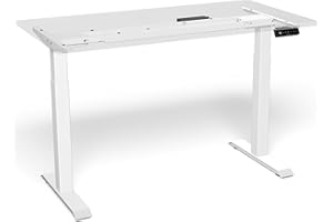 ‎DESKTRONIC Desktronic Height-adjustable electric desk, white frame