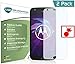 Produktbild 2 x Slabo Panzerschutzfolie Motorola Moto X4 Panzerfolie Displayschutzfolie Schutzfolie Folie (verkleinerte Folien, aufgrund der Wölbung des Displays) "Shockproof" KLAR - unsichtbar MADE IN GERMANY