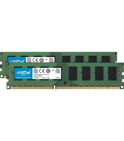 Crucial 32GB Kit (16GBx2) DDR4 2133 MT/s (PC4-17000) DR x8 DIMM