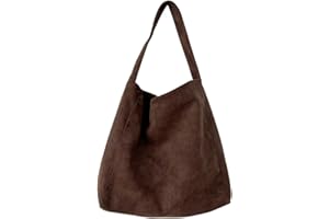 HiTotes Suede Tote Bag Large Suede Bag Fall Purse Hobo Bags for Women Slouch Bag Suede Bag Hobo Handbag Work Tote Bag