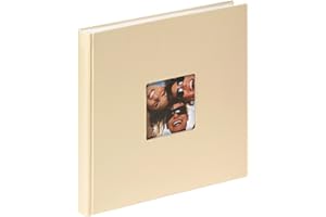 walther design Álbum de fotos crema 26 x 25 cm con recorte de cubierta, Fun FA-205-H