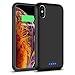 Price comparison product image Battery Case for iPhone Xs Max, TQTHL 6200mAh Portable External Charging Case for iPhone Xs Max (6.5 inch) Rechargeable Charger case battery Pack -Black