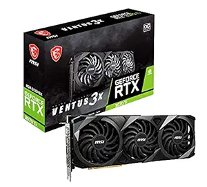 MSI Gaming GeForce RTX 3070 Ti 8GB GDRR6X 256-Bit HDMI/DP Nvlink Tri-Frozr 2 Ampere Architecture OC Graphics Card (RTX 3070 Ti Ventus 3X 8G OC)