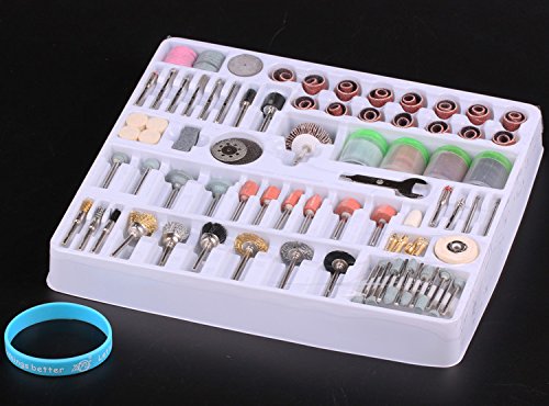 SPTA 216tlg Zubehörset fur Dremel,Proxxon Dremel Kabelgebundenes Multifunktionswerkzeug Schleifen, Schleifen, Polieren–3mm Schaft - 5