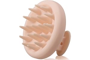 BEAUTLOHAS. Kopfhaut Massagebürste, Kopfhaut-Massagegerät, Silikon Shampoo Bürste, Kopfhaut Massage zum Peeling und Kopfhaut-Massage zur Entfernung von Schuppen und zur Stimulierung des Haarwachstums (Beige)