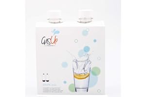 Gas-Up Bottiglie GasUp Italia White GASADOR DE Agua, Plástico, Color Blanco