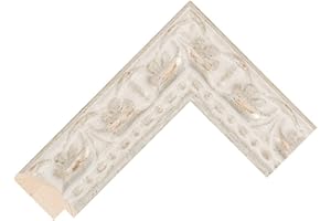 TV IN DISGUISE Frame Sample for Samsung the Frame customised bezel (Slim Ornate White)