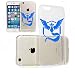 Produktbild Klar Silicon Case Tasche TPU Silikon Schutz Hülle Bumper Case Tasche Für Apple Iphone 6 Plus Pokemon Go Team Blau Weisheit I Aktos