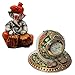eCraftIndia Combo of Table Clock and Lord Ganesha playing Tabla (LxWxH - 4INx4INx4IN) RS.1099.00