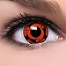 Produktbild Sharingan Kontaktlinsen Eternal Mangekyou in rot inkl. Behälter - Top Linsenfinder Markenqualität, 1Paar (2 Stück)