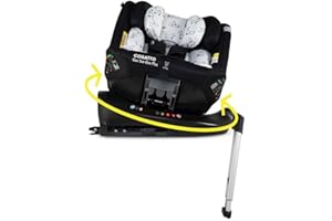 COSATTO Get Set GRO iSize Car Seat - 360° Rotating Swivel Spin - Group 0+123, 0-36 kg, 0-12years, ISOFIX, Top Tether, Extended Rear Facing, Exclusive Anti Escape System Included (Foxed)