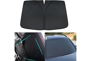 JINYISI Adatto per Jeep Renegade 2015-2021, parasole per parabrezza, isolamento termico parasole per parabrezza auto, diminuire la temperatura in auto