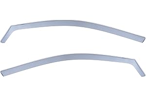 Modifycar - Deflectores Compatibles con Honda Civic Type R 2001-2005 - Vidrio Acrílico Duradero - Derivabrisas Delanteros Ahumados para Ventanillas - Instalación Interior - 2 Unidades