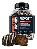 The Protein Works, Diet Protein Truffles, High Protein, Freshly Made Diet Snack, Millionaire's - 450 g