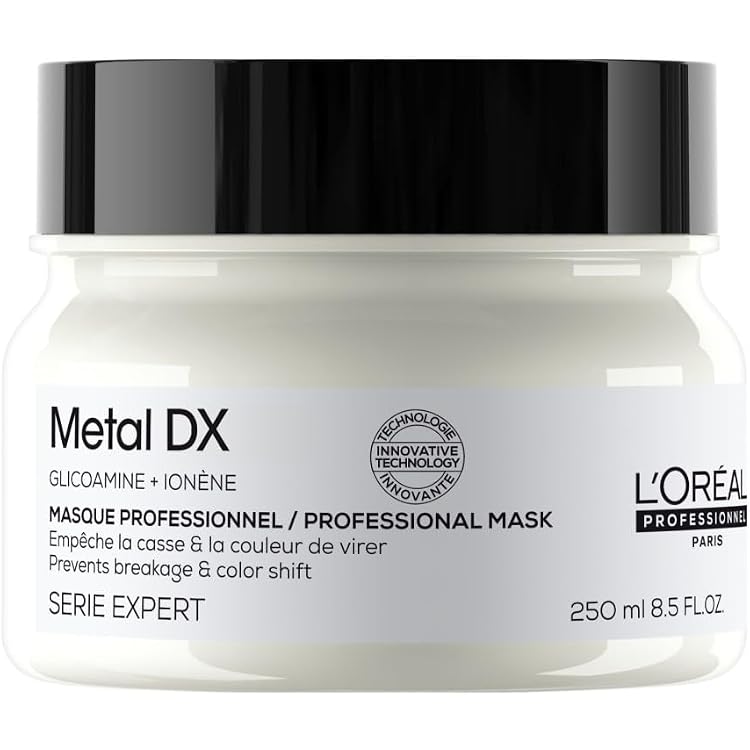 L'Oréal Professionnel Metal Detox Geschenkset – Antimetall-Routine Für Geschädigtes Haar (Shampoo + Maske + Öl)