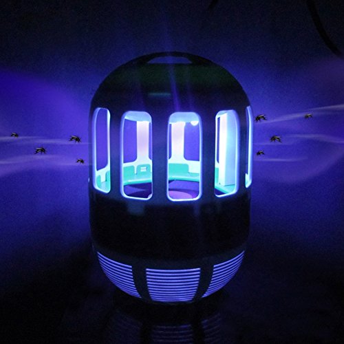 Insektenvernichter Elektrisch Ultravioletter LED Insektenlampe Indoor Mückenfalle Mücken Beseitiger Insektenfalle UV Mückenlampe mit Ventilator, Frei von Chemikalien für zu Hause von Fochea - 9