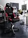 Produktbild DXRacer - Original DX Racer Bürostuhl F-Serie Oh fd01 nr schwarz - rot mit zusätzlichem gratis-Set Hartbodenrollen