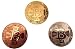 Produktbild 3 Stück Bitcoin Münzen / Angreifbare Physische Deko Münzen für Bitcoin Fans – Dekomünzen Krypto-Muster BTC 3 Stück mit 40mm Gold oder Silber oder Kupfer farbig im Set Mit SCHUTZKAPSEL – -FARBE auswählbar- (Gold)