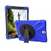 Produktbild Asnlove Tablet Galaxy Tab S3 9.7 T820 Hülle, 360 Grad Drehbare Robustes Kunststoff Hard Case mit Displayschutz - Ausklappbarer Standfuss für Samsung Galaxy Tab S3 9.7 Zoll SM-T820, SM-T825 - Blau