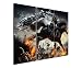 Produktbild Leinwandbild 3 teilig Darksiders_War_Rides_3x90x40cm (Gesamt 120x90cm) _Ausführung schöner Kunstdruck auf echter Leinwand als Wandbild auf Keilrahmen
