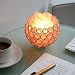 Produktbild Natur Himalaya-Salz-Lampe, yuedaer USB Rose Crystal Salz Lampe mit Holzsockel Eingebauter Akku