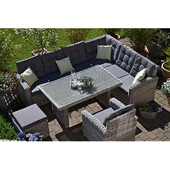 Amazon.de: Ecklounge Manhattan (Ecksofa "links" + Tisch ...