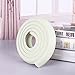 JNTworld Glass Table Edge Guard Baby Protector +4 Corner Soft Non-toxic and Environmentally Friendly (white)