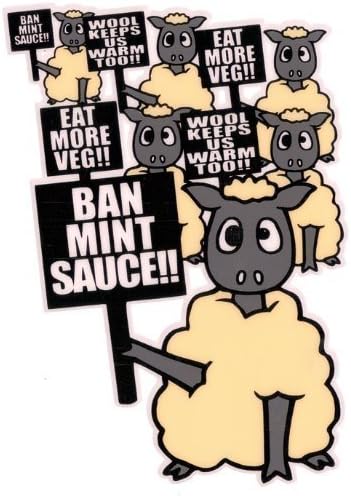 Ban Mint Sauce! - Car Sticker SH29
