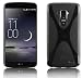 Produktbild LG G-FLEX (1.Gen.) Silikonhülle in SCHWARZ von Cadorabo - X-Line Design TPU Schutzhülle für LG G-FLEX (1.Gen.) – Handyhülle Bumper Case Backcover in OXID SCHWARZ