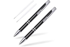 EHDIS 2 penne Wrapping Pen con 2 ricariche, per rimozione bolle d'aria in vinile, per auto, finestre, finestre, casa, Nero