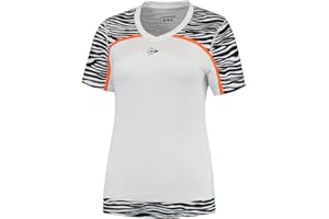 Dunlop Sports Damska koszulka tenisowa, biały, S