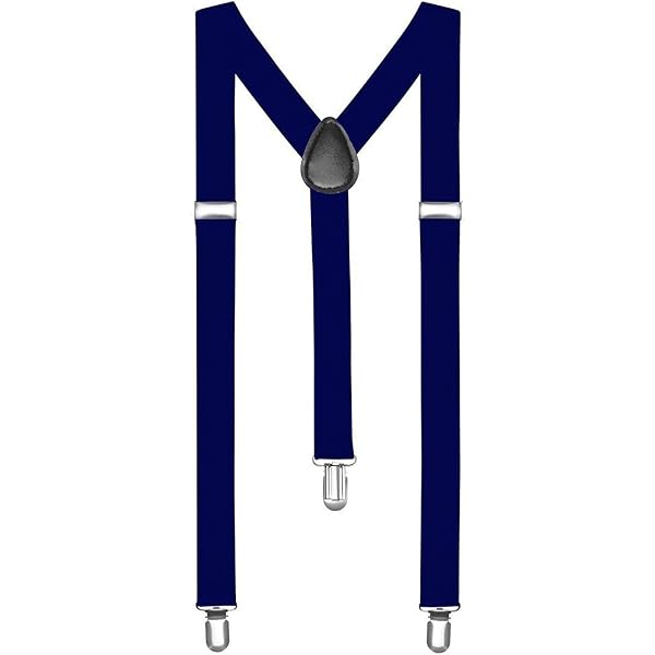 Boolavard Bretelle Uomo Donna Unisex Forma A Y Regolabile Ed Elastico Per I Pantaloni Molto Forti Clip Vari Colori Blu 114715452