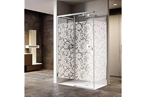 kina - RAV0031 Pellicole adesive per Vetri Rotolo Adesivo Trasparente misura 60x100 cm Lavabile Antigraffio Decorazione Box Doccia Finestre Uffici