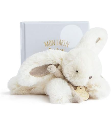 Doudou et Compagnie - Poupée Chiffon Fille - Poupée Tissu Perline - 30 cm - Blanche - Les Précieuses - DC3402 Doudou et Compagnie - Poupée Chiffon Fille - Poupée Tissu Perline - 30 cm - Blanche - Les Précieuses - DC3402
